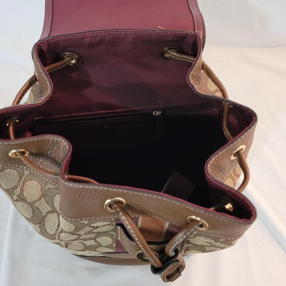 NWT Coach Dempsey Drawstring‎ Backpack (CE601) - Picture 9 of 13